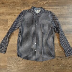 Cody James Western Button Down Shirt Geometric Print Size M